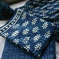 Hand Block Dress Material