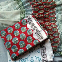 Hand Block Dress Material
